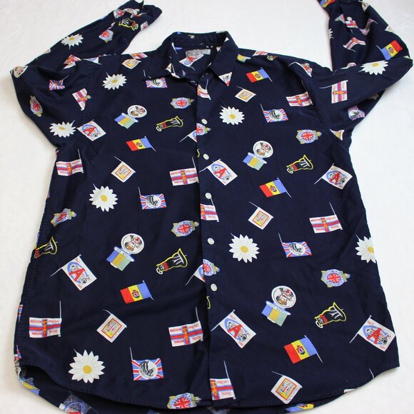 Vintage Paul Smith Hong Kong Button Down Shirt Mens (42" Chest) - Picture 7 of 9